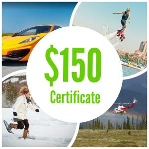 Epic Experiences $150 Gift Certificate