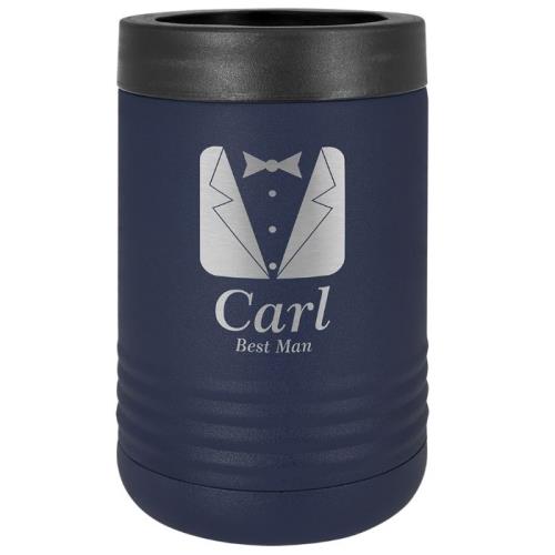 Stainless Steel Vacuum Insulated Beverage Holder Navy Blue