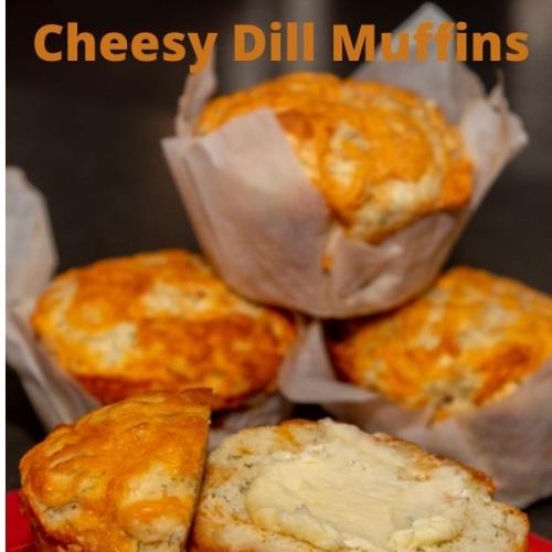 Cheesy Dill Muffins