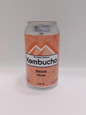 Peach Kombucha - 24 Pack