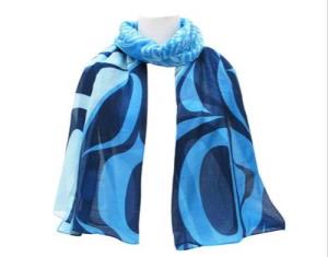 Andy Everson Confessions to the Moon Artist Scarf