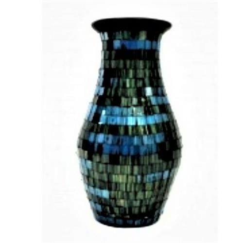 Recycled Glass Mosaic Vase