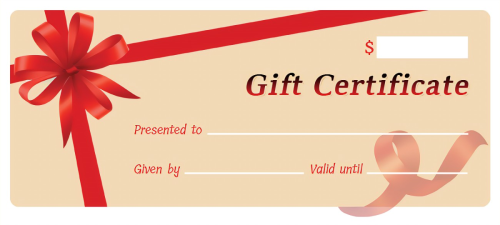 GIFT CERTIFICATE $50