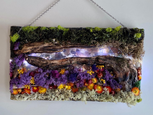 Fifty Shades of Moss Resin Art