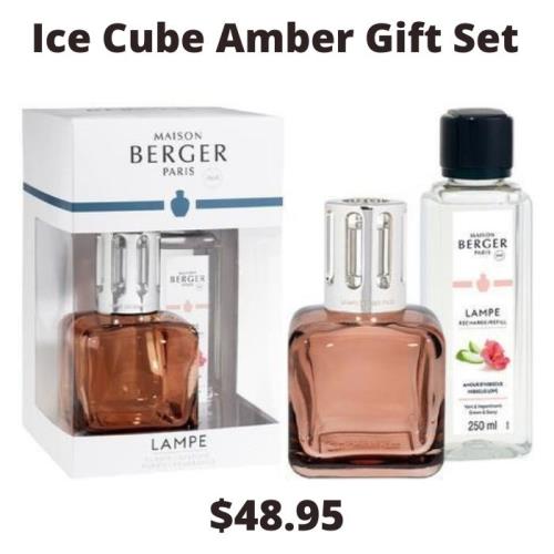 Maison Berger - Ice Cube Amber - Gift Set