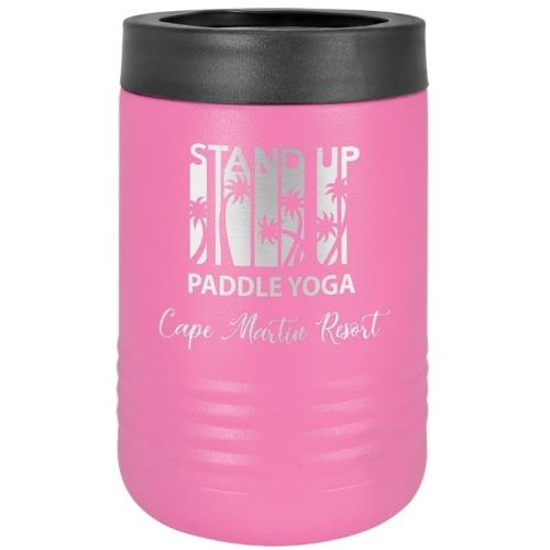Stainless Steel Vacuum Insulated Beverage Holder Pink