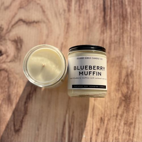 Blueberry Muffin 8oz Soy Candle