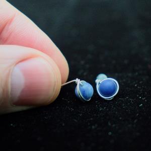 Simple Sodalite Earrings
