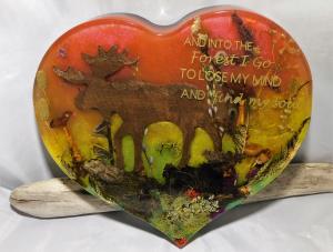 Forest Heart Decor Wall Hanging