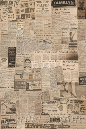1966 Newspaper collage