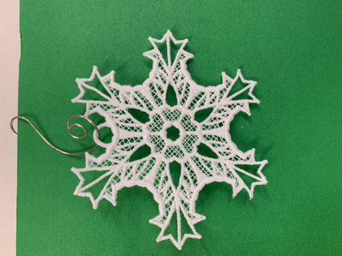 Frosty Window Snowflake