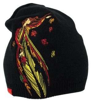 Maxine Noel Leaf Dancer Embroidered Knitted Hat