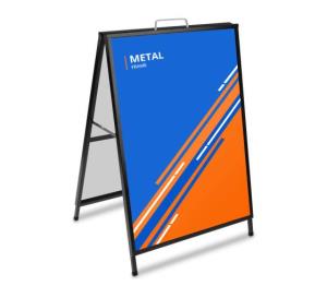 2x3 A Frame Signs with 2 single sided coroplast inserts