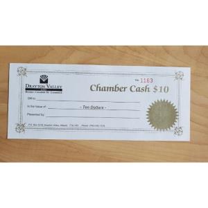 $10 Chamber Cash