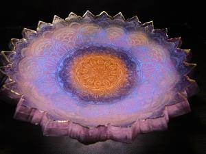 Colourful Mandala Resin Bowl