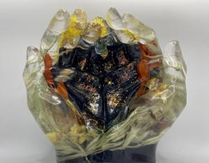 Wheat Fields Resin Hand Sculpture