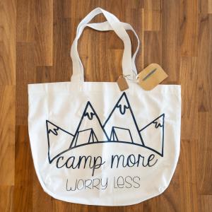 Eco-Friendly Reusable Cotton Bags - Camp More Worry Less