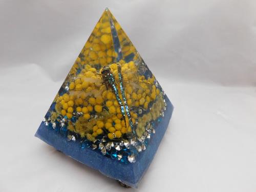 Dragonfly Pyramid - Teals/Blue/Yellow